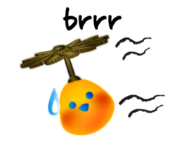 Steampunk-style Bear and Chick(English) sticker #13031257