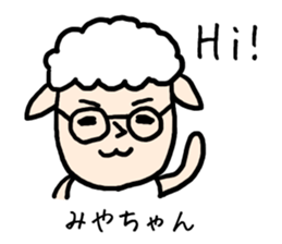 Miyachan sheep sticker #13031330