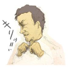 Ahh! Lovable men! sticker #13032211