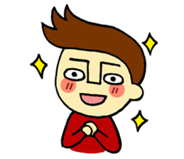 johny is happy sticker #13032503