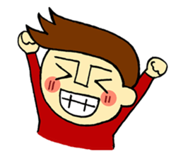 johny is happy sticker #13032507