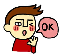 johny is happy sticker #13032508