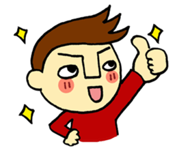 johny is happy sticker #13032509