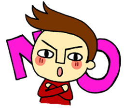 johny is happy sticker #13032510