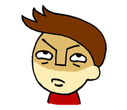 johny is happy sticker #13032512