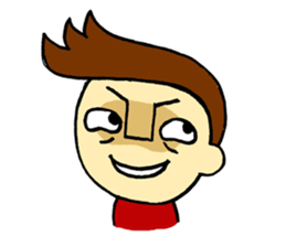 johny is happy sticker #13032515