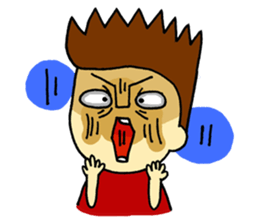 johny is happy sticker #13032519