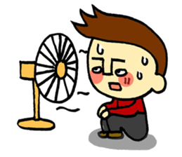 johny is happy sticker #13032526