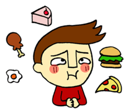 johny is happy sticker #13032531