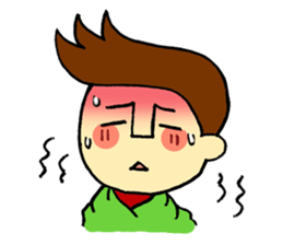 johny is happy sticker #13032537