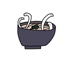 Cute and strange creatures sticker #13032622