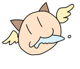 Cute and strange creatures sticker #13032628