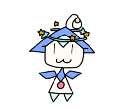 Cute and strange creatures sticker #13032629