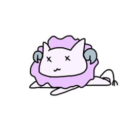 Cute and strange creatures sticker #13032632