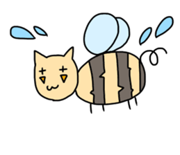 Cute and strange creatures sticker #13032633