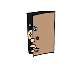 Cute and strange creatures sticker #13032639