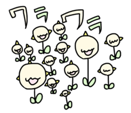 Cute and strange creatures sticker #13032648