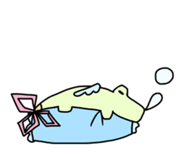 Cute and strange creatures sticker #13032655