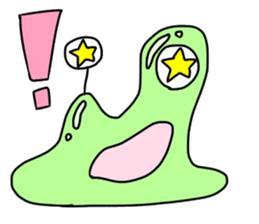 Cute and strange creatures sticker #13032656