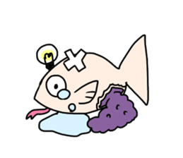 Cute and strange creatures sticker #13032658