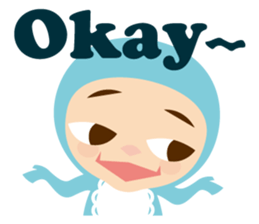 The baby in Yard sticker #13032664