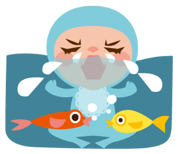 The baby in Yard sticker #13032668