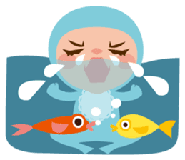The baby in Yard sticker #13032668