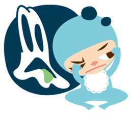 The baby in Yard sticker #13032669