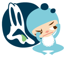 The baby in Yard sticker #13032669