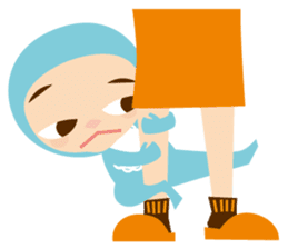 The baby in Yard sticker #13032670