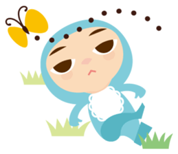 The baby in Yard sticker #13032674