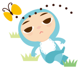 The baby in Yard sticker #13032674