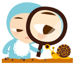 The baby in Yard sticker #13032683
