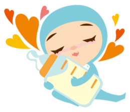 The baby in Yard sticker #13032686