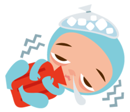 The baby in Yard sticker #13032689