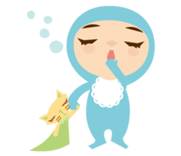 The baby in Yard sticker #13032698
