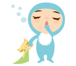 The baby in Yard sticker #13032698