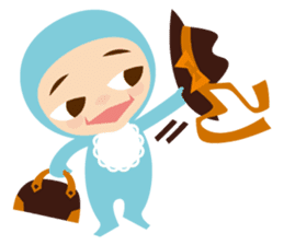 The baby in Yard sticker #13032699
