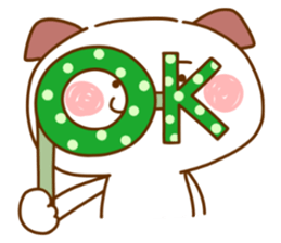 I answer easily, dog. sticker #13032707