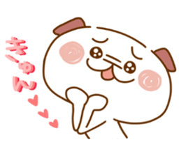 I answer easily, dog. sticker #13032727