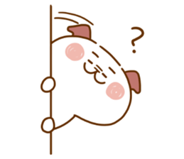 I answer easily, dog. sticker #13032734