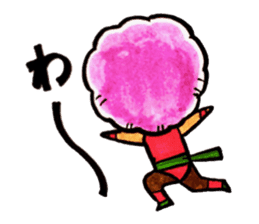 Purple Afro,appeared! sticker #13032872