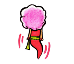 Purple Afro,appeared! sticker #13032890