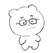 Abe bear stamp sticker #13032902