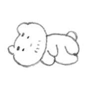 Abe bear stamp sticker #13032926