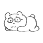 Abe bear stamp sticker #13032927