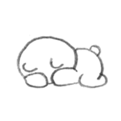 Abe bear stamp sticker #13032928