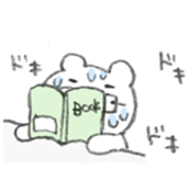 Abe bear stamp sticker #13032936