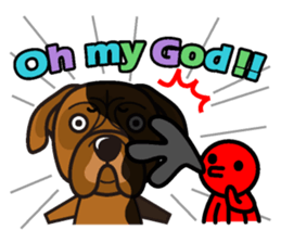 iinu - Bordeaux Mastiff sticker #13034109