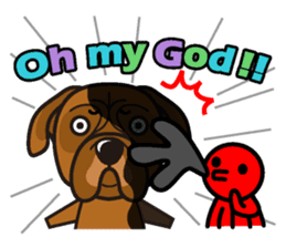 iinu - Bordeaux Mastiff sticker #13034109